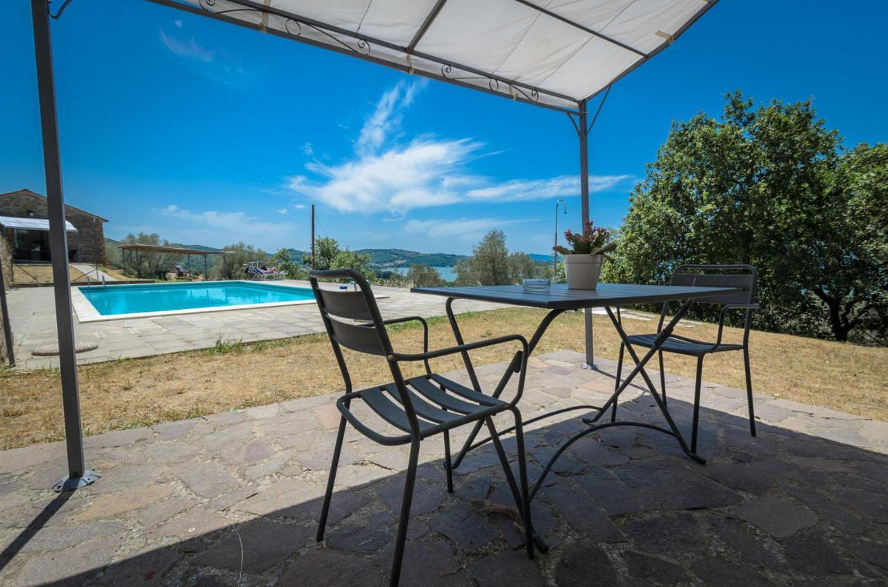 Poloturisticoumbria Rustico Con Piscina Vista Lago Passignano sul Trasimeno Exterior foto